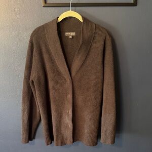 Charcoal grey cozy cardigan